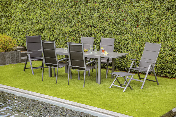 Tischgruppe greemotion GRENADA in grau