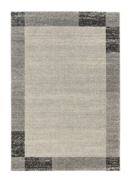 Teppich SAMOA/Bordüre,schwarz in schwarz aus Polypropylen