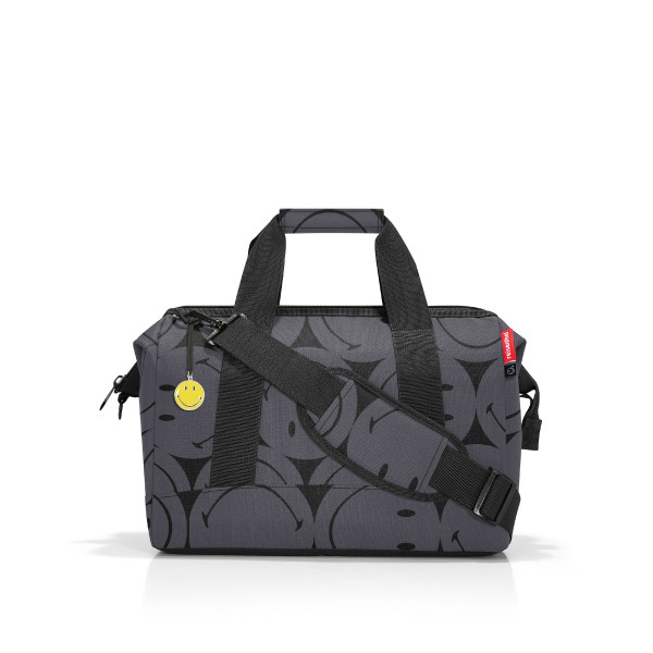 allrounder reisenthel M - SMILEY grey in grau aus Polyester