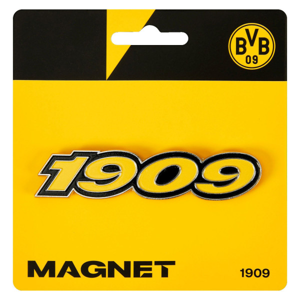 Magnet BVB 1909 in mehrfarbig aus Metall