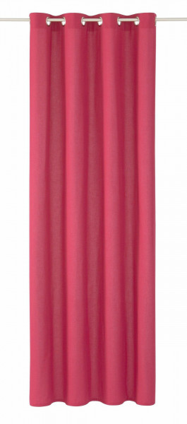 Ösenvorhang TOM TAILOR in pink aus Baumwolle