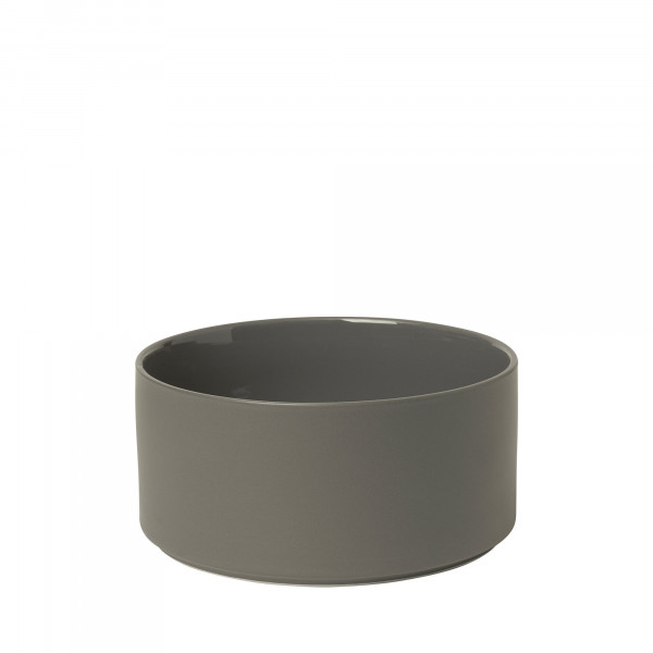 Schale PILAR PEWTER in grau aus Keramik