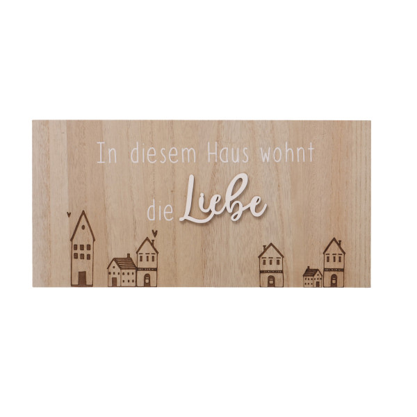 Schild NORDY in mehrfarbig aus MDF