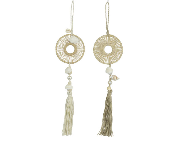 Traumfänger in braun aus Stroh