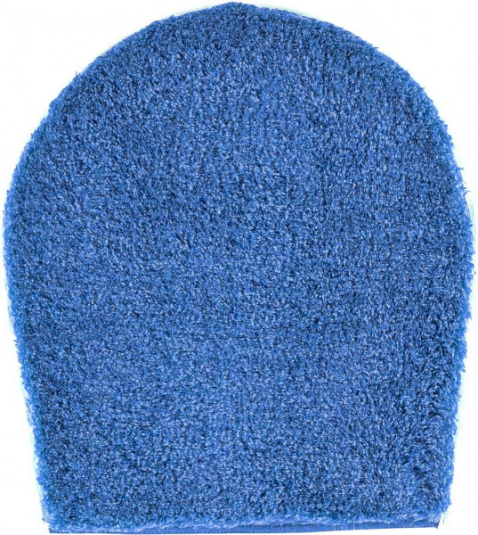 Deckelbezug MELANGE in blau aus Polyacryl