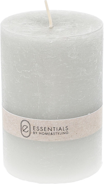Kerze HARMONY ESSENTIALS grau in grau aus Wachs