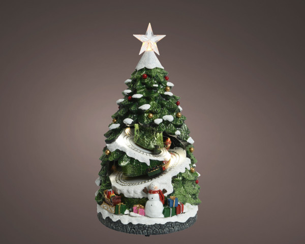 Dekoobjekt LED X-MAS TREE in mehrfarbig aus Kunststoff