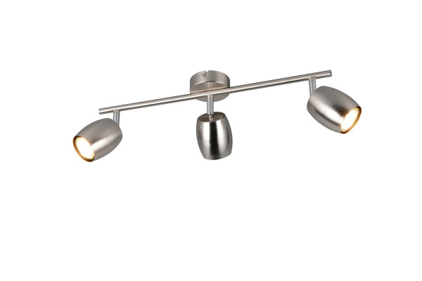Wandspot NANCY 3-flammig in silberfarben aus Metall