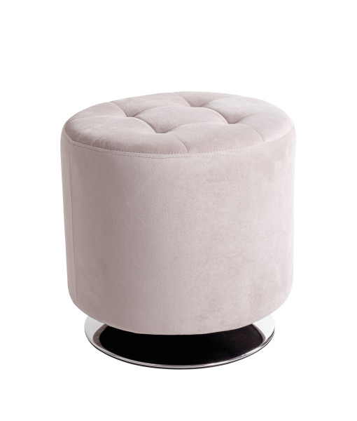 Hocker in kaschmir aus Metall