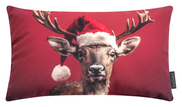 Kissen DEER in mehrfarbig aus Polyester