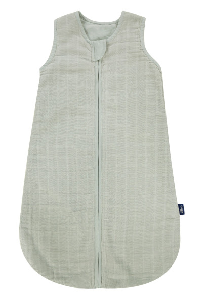 Mull-Schlafsack in grün aus Stoff