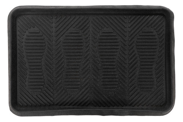Fussmatte DENVER in schwarz aus Gummi