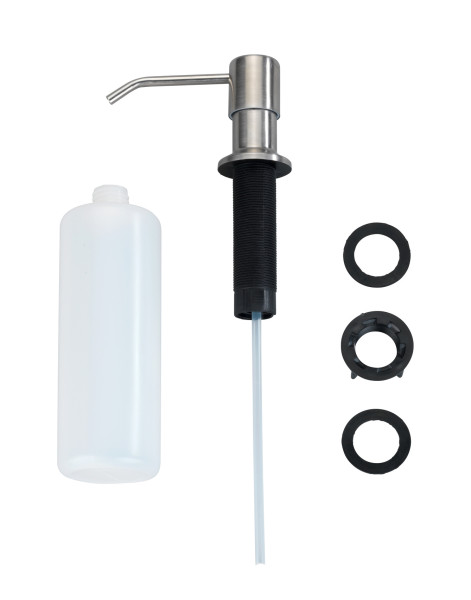 Spülmittelspender MONTI in mehrfarbig aus Materialmix