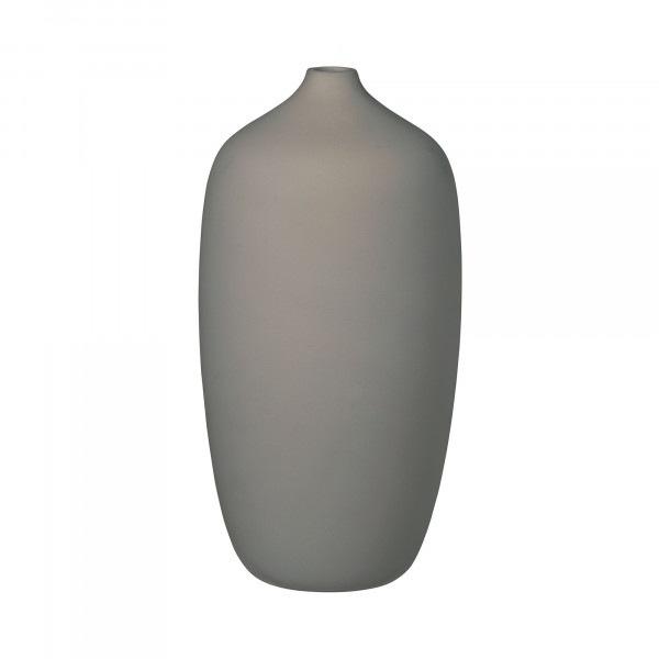 Vase CEOLA in braun aus Stein