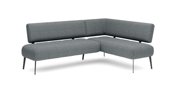 Eckbank HARPER WELSK in grau