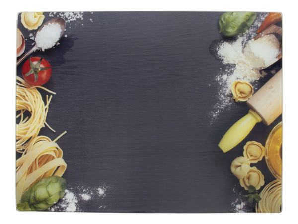 Schneidebrett PASTA in mehrfarbig aus Glas