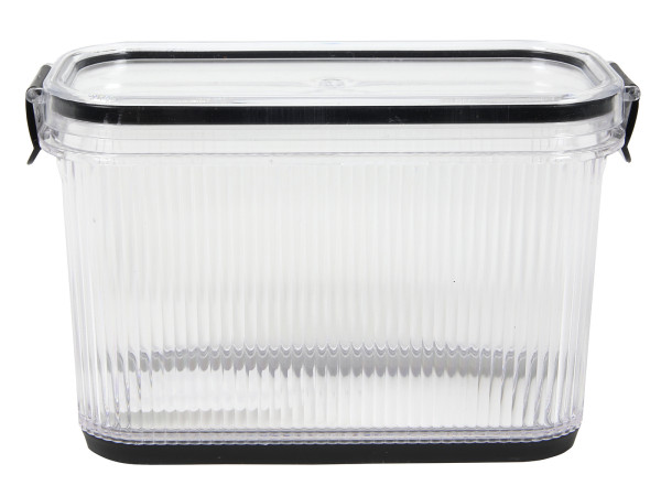 Vorratsdose LINIEN in transparent aus Metall