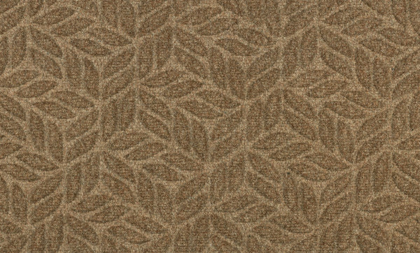 Fußmatte DUNE LEAVES TAUPE in taupe aus Mischgewebe