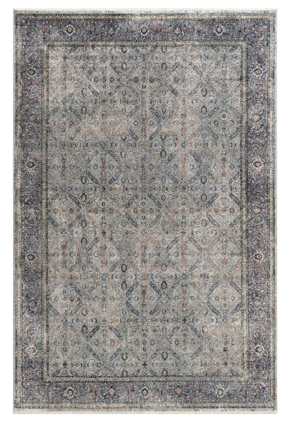 Teppich SCALA in blau aus Mischgewebe
