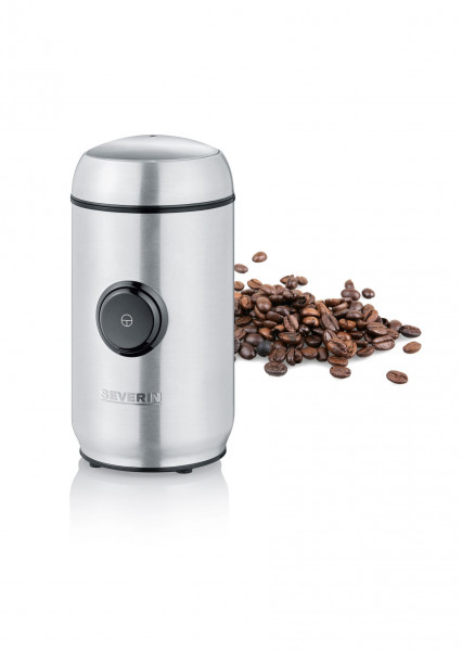 Kaffeemühle KM3879 in silberfarben aus Edelstahl