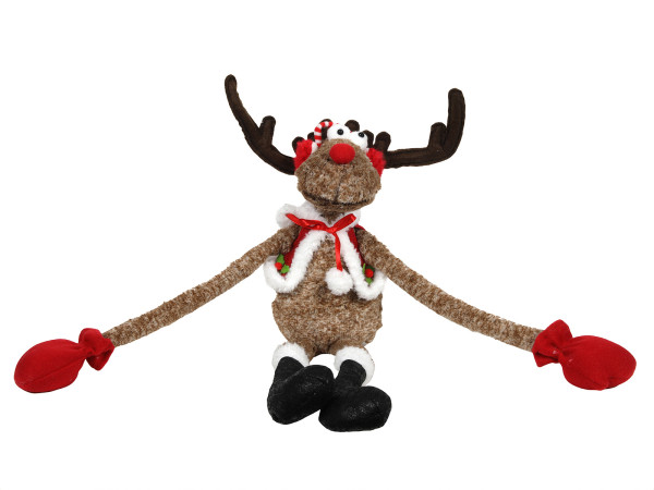 Dekofigur RENTIER in mehrfarbig aus Polyester
