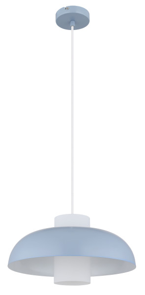 Hängeleuchte LOWE in blau aus Metall
