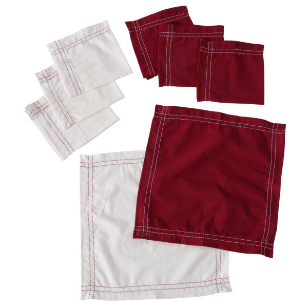 Servietten-Set LAUREN in mehrfarbig aus Baumwolle