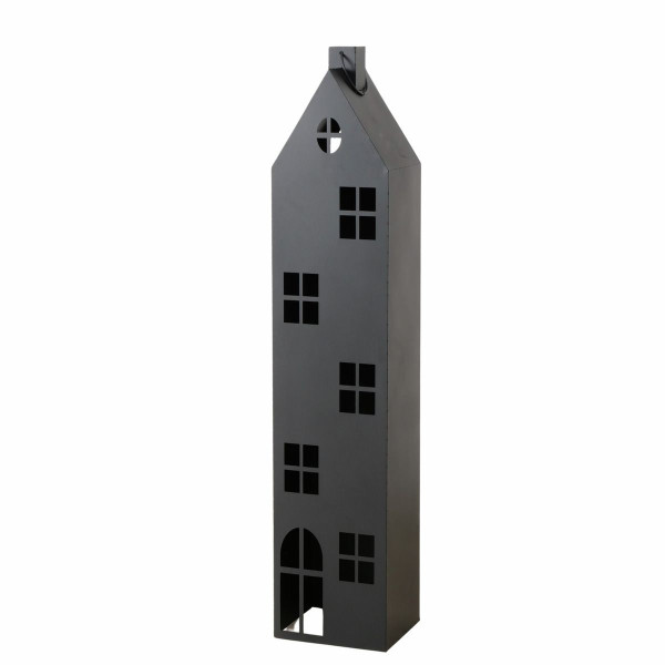 Laterne Haus ALBA in schwarz aus Eisen