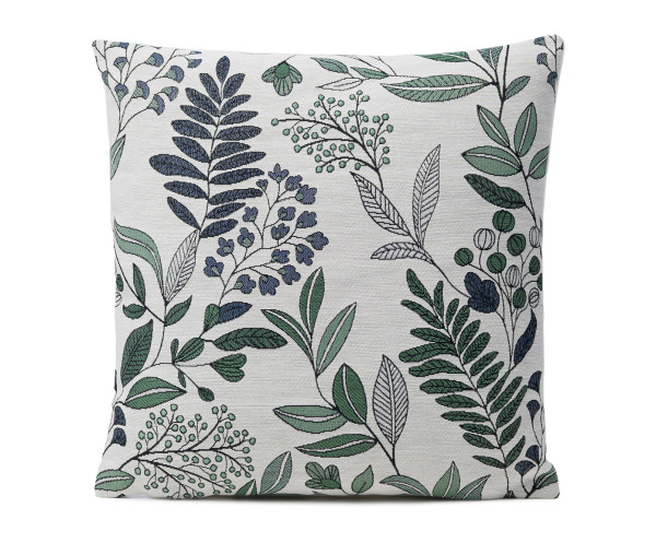 Kissenhülle LORETTA in blau aus Mischgewebe