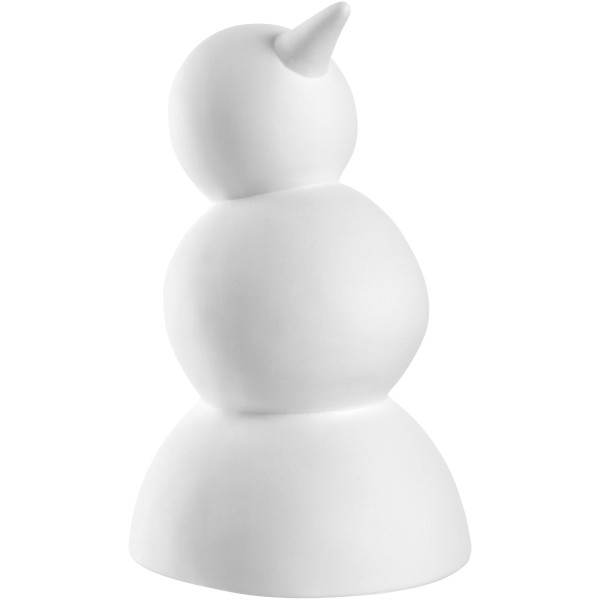 Schneemann PAOLA in weiß aus Keramik
