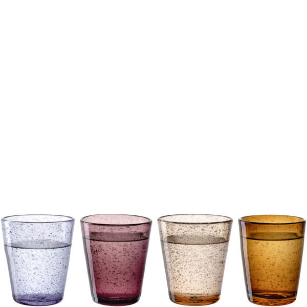 Becher-Set BURANO in mehrfarbig aus Glas