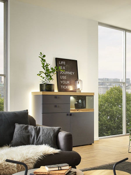 Sideboard VENJAKOB PLAN X2 in weiß aus Lack
