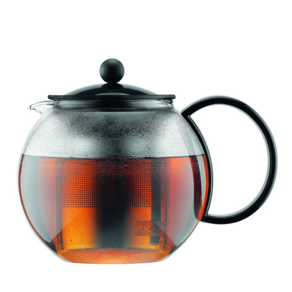 Teebereiter bodum ASSAM in schwarz aus Glas