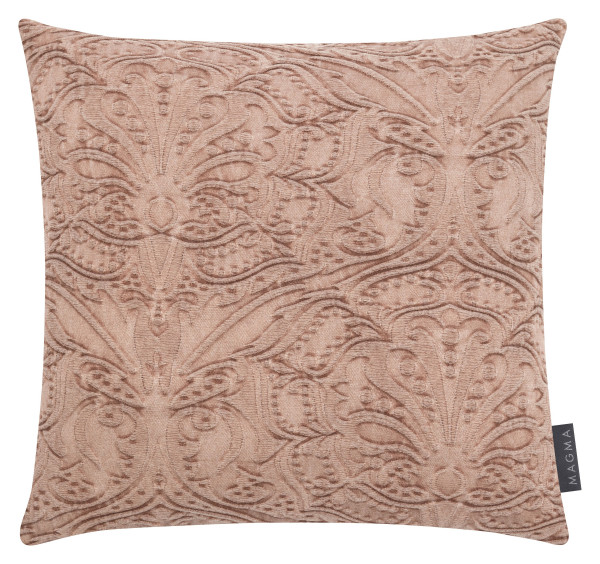 Kissenhülle LEVELIN beige in nude aus Baumwolle