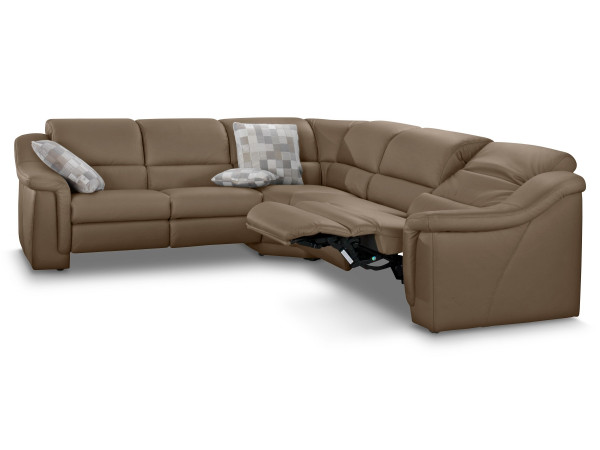Polsterecke himolla 1301 in canyon aus Leder