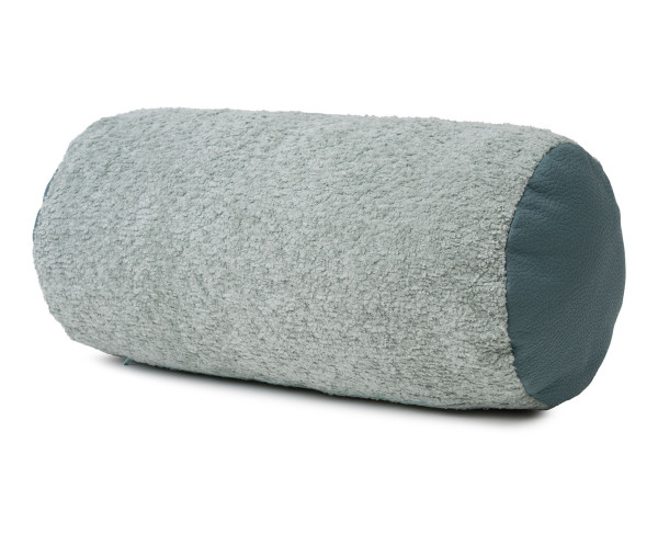 Kissenrolle CORALI in grün aus Polyester