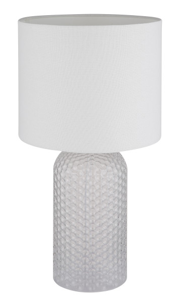 Tischleuchte SOFIA in weiß aus Glas
