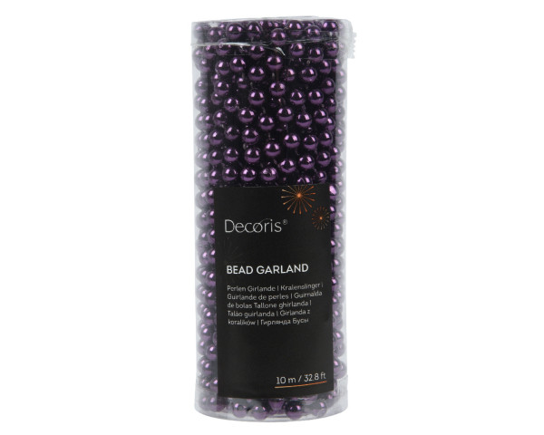 Perlenkette X-MAS feige in feige aus Kunststoff