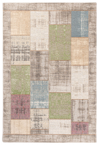 Teppich DELICATE 92 in mehrfarbig aus Mischgewebe