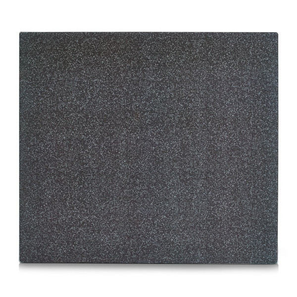 Herdabdeckplatte Granit in anthrazit aus Glas