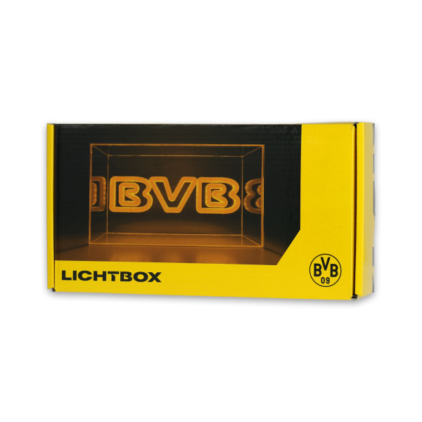 Lichtbox BVB SCHRIFTZUG in mehrfarbig aus Acryl